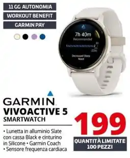 Comet Garmin vivoactive 5 smartwatch offerta