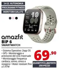 Comet Amazfit bip 6 smartwatch offerta