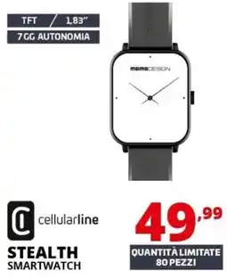 Comet Cellularline stealth smartwatch offerta