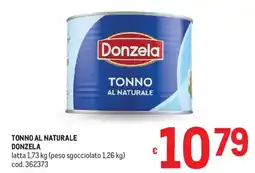 Metro Tonno al naturale DONZELA offerta