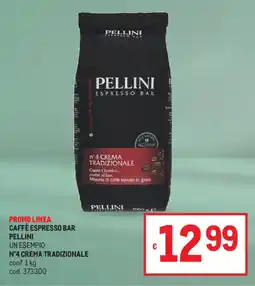 Metro Caffè espresso bar PELLINI offerta