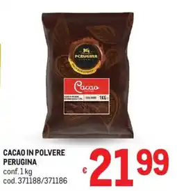 Metro Cacao in polvere PERUGINA offerta