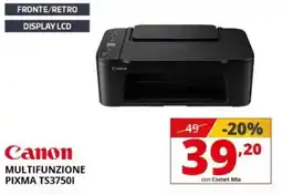 Comet Canon MULTIFUNZIONE PIXMA TS37501 offerta