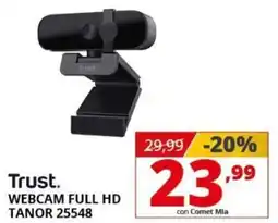 Comet Trust webcam full hd tanor 25548 offerta