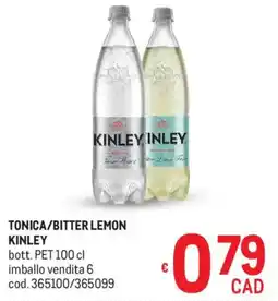 Metro Tonica/bitter lemon KINLEY offerta