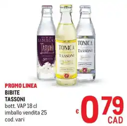 Metro Bibite TASSONI offerta