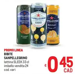 Metro Bibite SANPELLEGRINO offerta