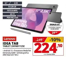 Comet Lenovo IDEA TAB TABLET ZAFM0112SE offerta