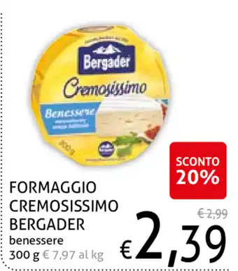 Bergader Formaggio Cremosissimo benessere 300g