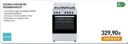 Unieuro Electroline CUCINA A GAS FSCE60EV4ATLX1 offerta