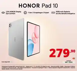 Comet HONOR Pad 10 offerta
