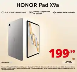 Comet HONOR Pad X9a offerta