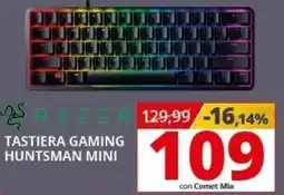 Comet Razer tastiera gaming huntsman mini offerta