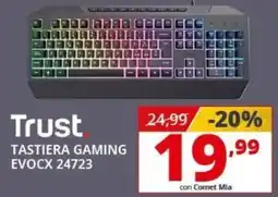 Comet Trust tastiera gaming evocx 24723 offerta