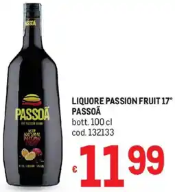 Metro Liquore passion fruit 17° PASSOÃ offerta