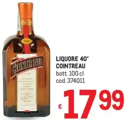 Metro Liquore 40° COINTREAU offerta