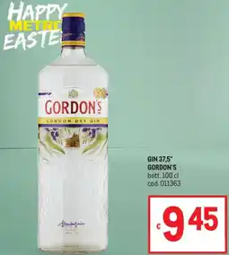 Metro Gin 37,5° GORDON'S offerta