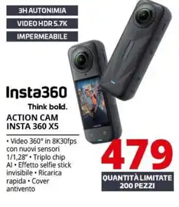 Comet ACTION CAM INSTA 360 X5 offerta