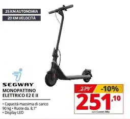 Comet Segway μονοραττινο elettrico E2 E II offerta