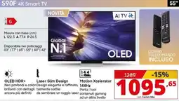 Comet SAMSUNG S90F 4K Smart TV 55" offerta