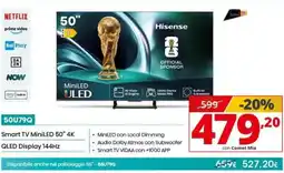 Comet Hisense 50U79Q Smart TV MiniLED 50" 4K offerta
