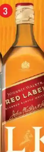 Metro Whisky 40° red label JOHNNIE WALKER offerta