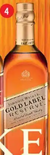 Metro Whisky 40° gold label reserve JOHNNIE WALKER offerta