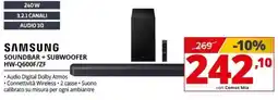 Comet SAMSUNG SOUNDBAR + SUBWOOFER HW-Q600F/ZF offerta