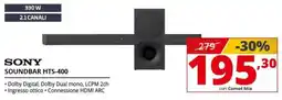 Comet SONY SOUNDBAR HTS-400 offerta