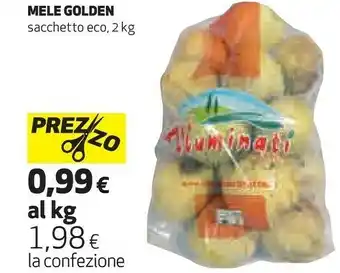 Coop Mele golden sacchetto eco offerta