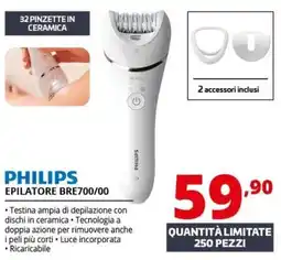 Comet PHILIPS EPILATORE BRE700/00 offerta