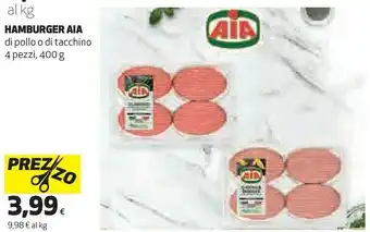 Coop Hamburger di pollo/ di tacchino offerta