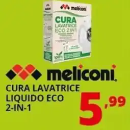 Comet Meliconi cura lavatrice liquido eco 2-in-1 offerta