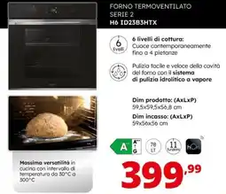 Comet Haier FORNO TERMOVENTILATO SERIE 2 H6 ID23B3HTX offerta
