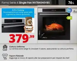 Comet SAMSUNG Forno Serie 4 Single Fan NV7B4040VBS offerta