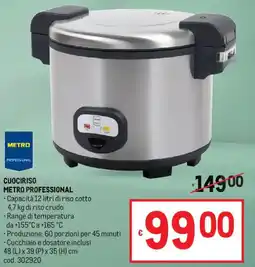 Metro Cuociriso METRO PROFESSIONAL offerta
