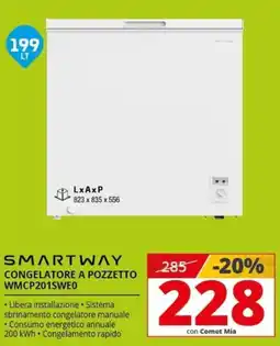 Comet SMARTWAY CONGELATORE A POZZETTO WMCP201SWEO offerta