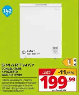 Comet SMARTWAY CONGELATORE A POZZETTO WMCP151SWEO offerta