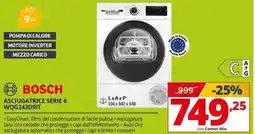 Comet BOSCH ASCIUGATRICE SERIE 6 WQG243D91T offerta