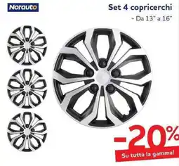 Norauto Set 4 copricerchi offerta