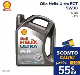 Norauto Olio Helix Ultra ECT 5W30 offerta