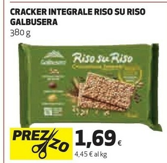 Coop Riso su riso cracker integrali con riso soffiato italiano 380 g(ml) offerta