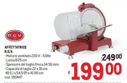 Metro AFFETTATRICE R.G.V. offerta