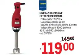 Metro Mixer ad immersione METRO PROFESSIONAL offerta