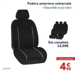 Norauto Fodera anteriore universale offerta