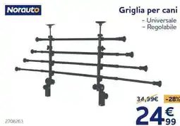 Norauto Griglia per cani Universale, Regolabile offerta