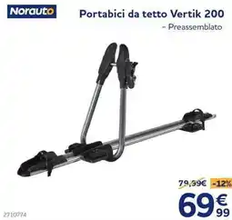 Norauto Norauto Portabici da tetto Vertik 200 offerta