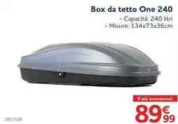 Norauto Box da tetto One 240 offerta