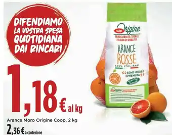 Coop Coop arance origine offerta