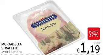 Ecu Discount Strafette Mortadella 140g offerta